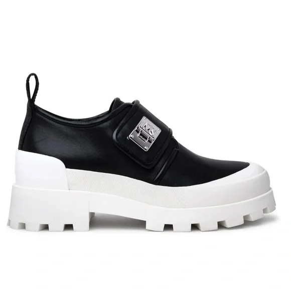 Michael Kors Buckle-Detail Padma Strap Loafers Flat Shoes Size 7.5M Mrsp$288 - Picture 4 of 9